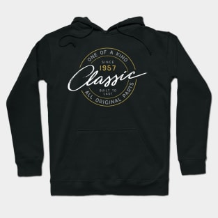 60Th Birthday 1957 Classic Vintage Car Hoodie